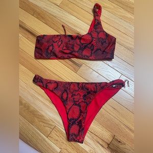 Snakeskin bikini